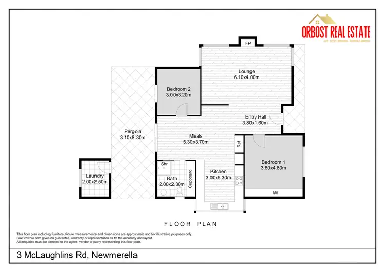Floorplan of Homely house listing, 3 MCLAUGHLINS ROAD, Newmerella VIC 3886