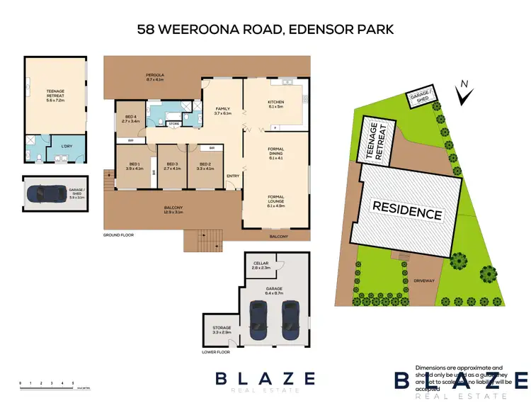 Floorplan of Homely house listing, 58 Weeroona Road, Edensor Park NSW 2176