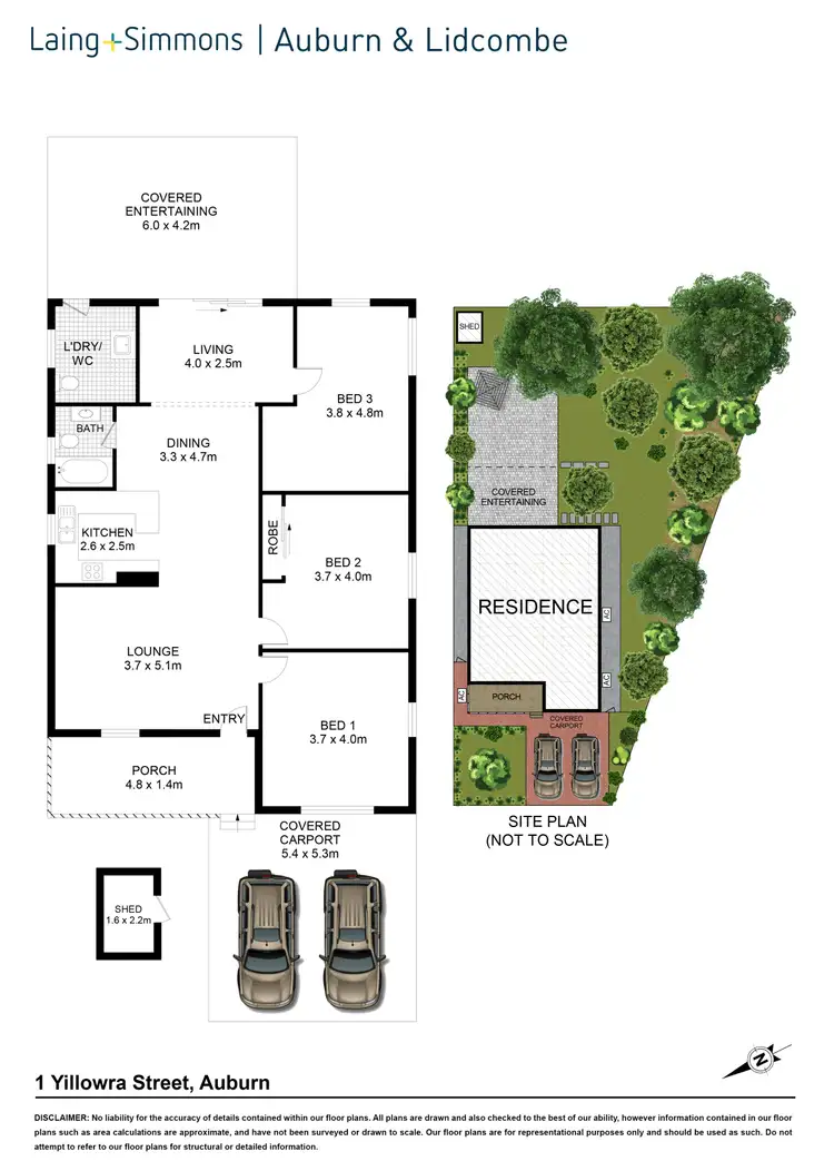 Floorplan of Homely house listing, 1 Yillowra St, Auburn NSW 2144