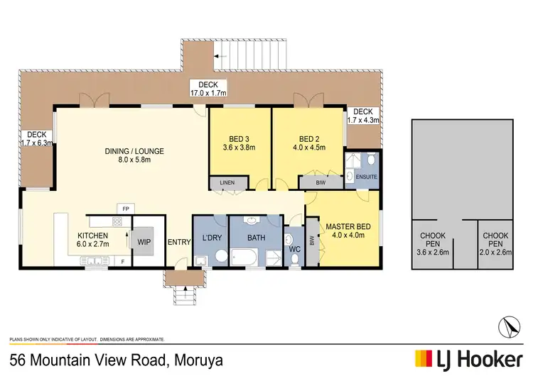 Floorplan of Homely house listing, 56 Mountain View Road, Moruya NSW 2537