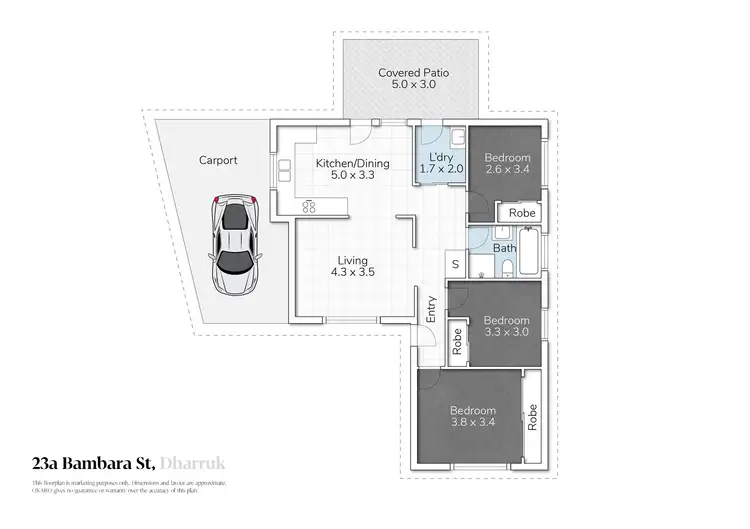 Floorplan of Homely house listing, 23a Bambara St, Dharruk NSW 2770