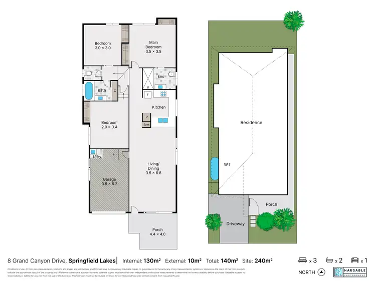 Floorplan of Homely house listing, 8 Grand Canyon Drive, Springfield Lakes QLD 4300