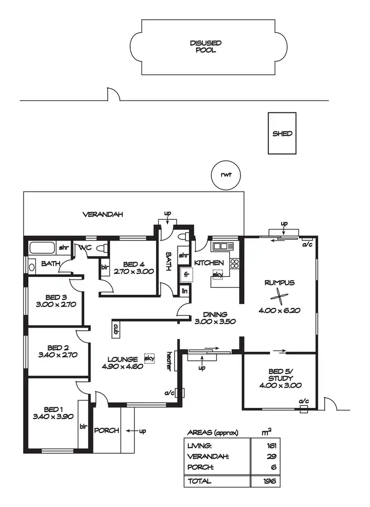 Floorplan of Homely house listing, 80 Diment Road, Salisbury North SA 5108