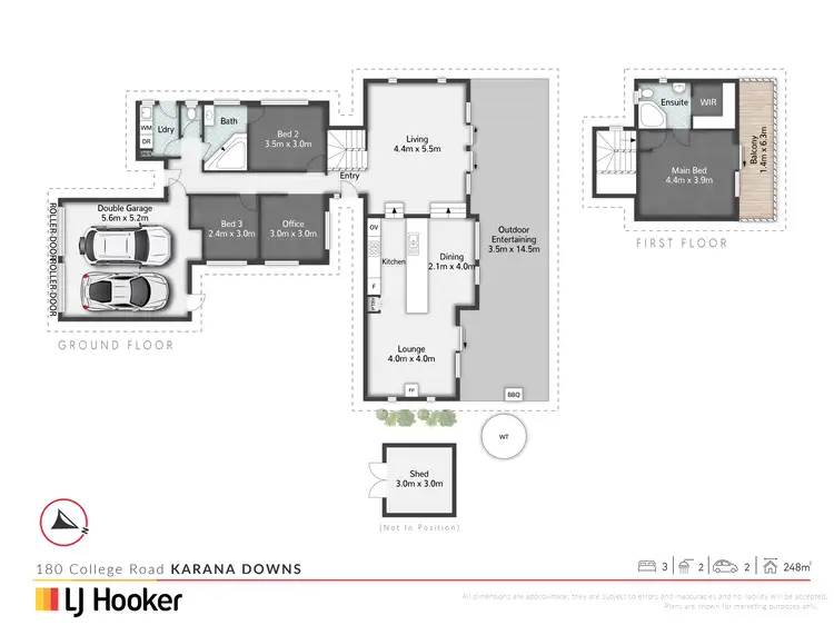 Floorplan of Homely house listing, 180 College Road, Karana Downs QLD 4306