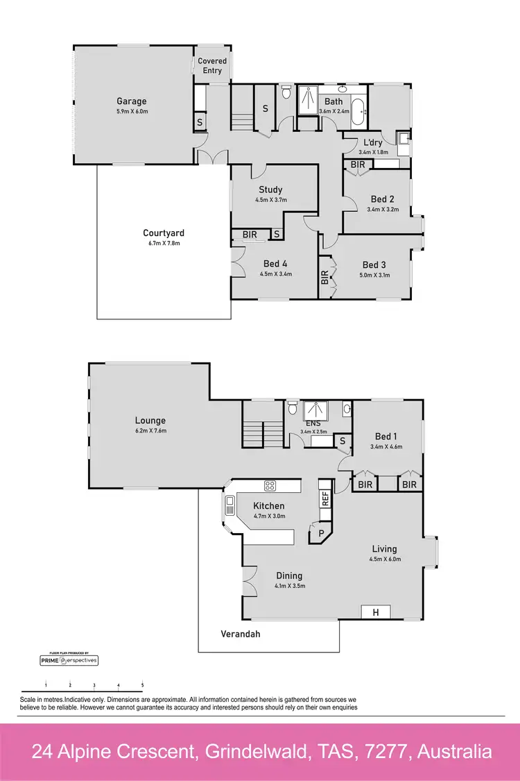 Floorplan of Homely house listing, 24 Alpine Crescent, Grindelwald TAS 7277