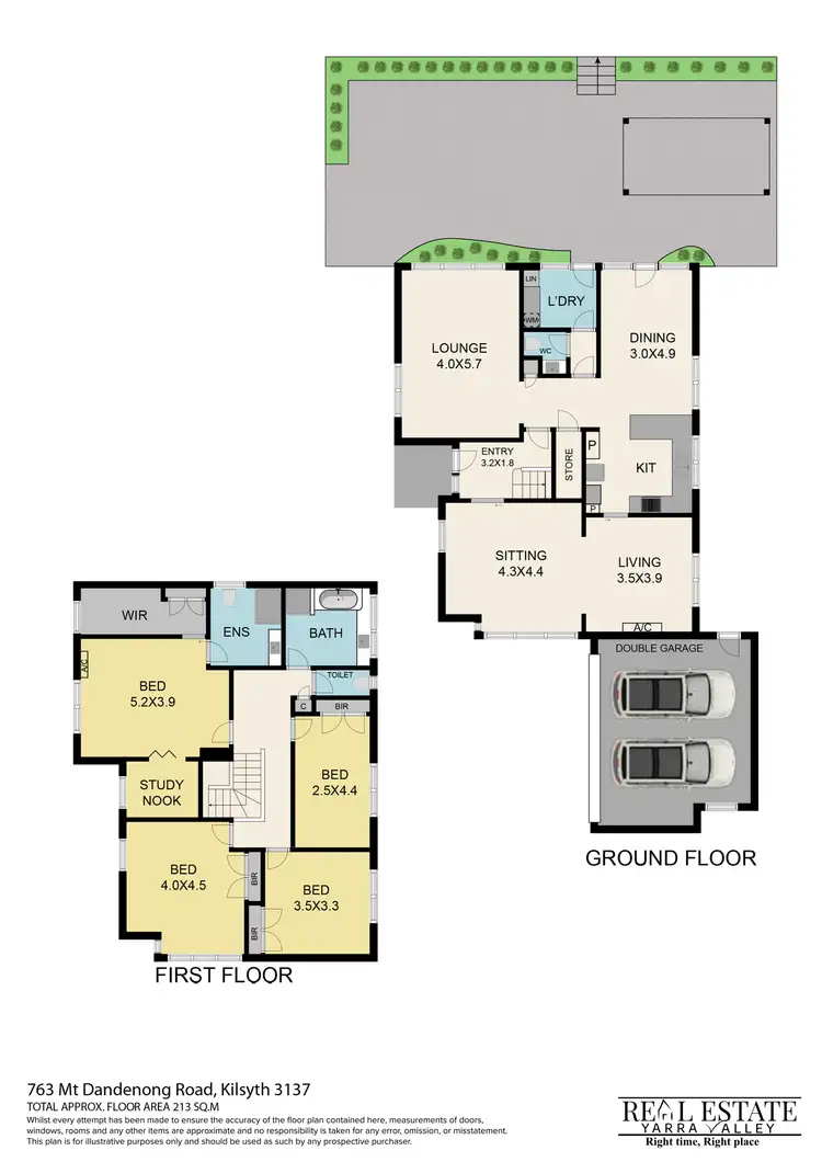 Floorplan of Homely house listing, 763 Mt Dandenong Road, Kilsyth VIC 3137