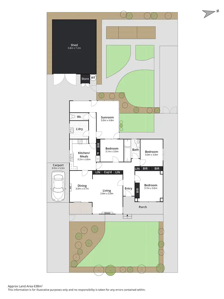 Floorplan of Homely house listing, 7 McNicol Street, Geelong West VIC 3218