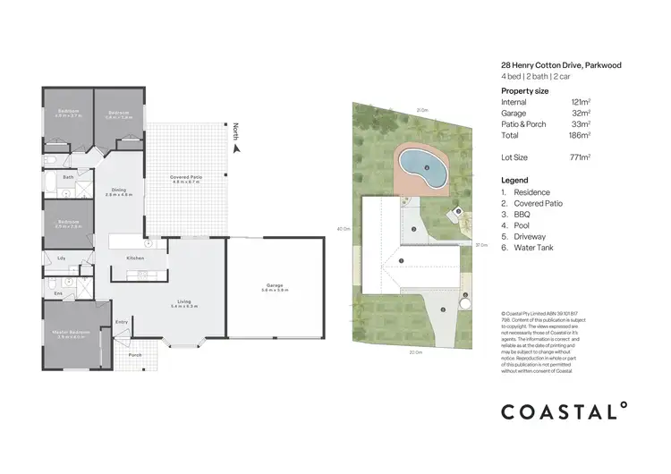 Floorplan of Homely house listing, 28 Henry Cotton Drive, Parkwood QLD 4214