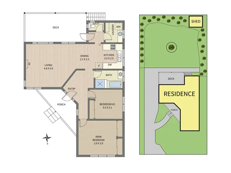 Floorplan of Homely house listing, 86 Victoria St, Toora VIC 3962