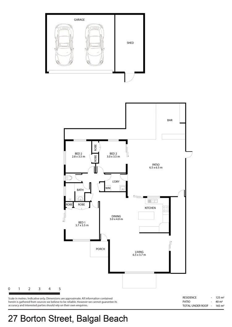 Floorplan of Homely house listing, 27 Borton Street, Balgal Beach QLD 4816