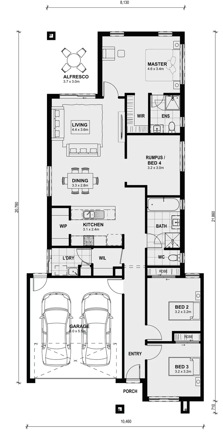Floorplan of Homely house listing, LOT 1714 Utopia Way (Seventh Bend), Weir Views VIC 3338