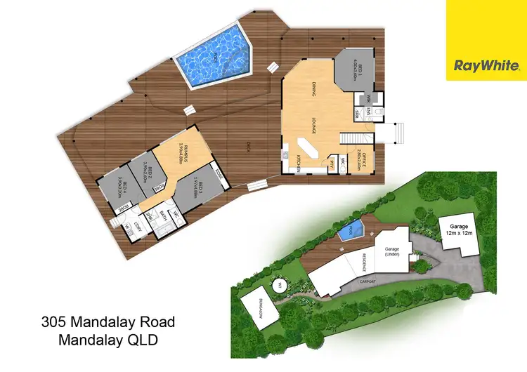 Floorplan of Homely house listing, 305 Mandalay Road, Mandalay QLD 4802