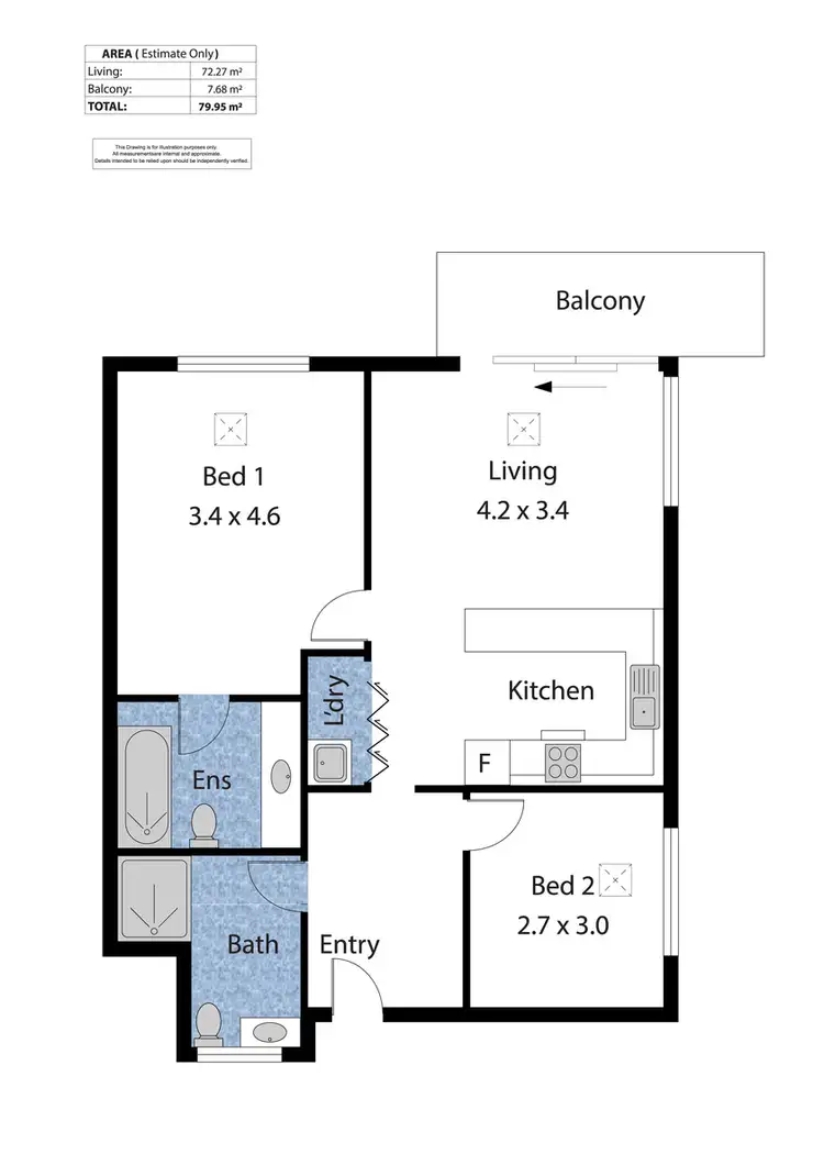 Floorplan of Homely unit listing, 21/62 Seaview Ave, Wirrina Cove SA 5204
