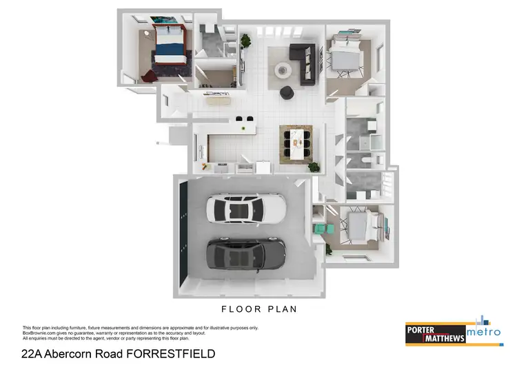 Floorplan of Homely house listing, 22A Abercorn Road, Forrestfield WA 6058