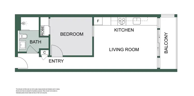 Floorplan of Homely apartment listing, 513/52 Park Street, South Melbourne VIC 3205