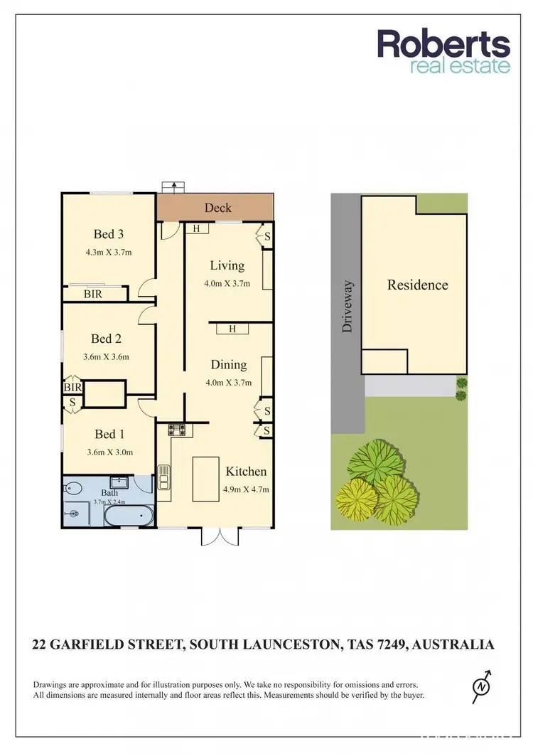 Floorplan of Homely house listing, 22 Garfield Street, South Launceston TAS 7249