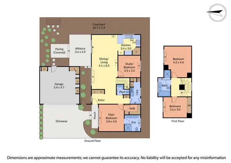 Floorplan of Homely townhouse listing, 2/59 Fonteyn Drive, Wantirna South VIC 3152