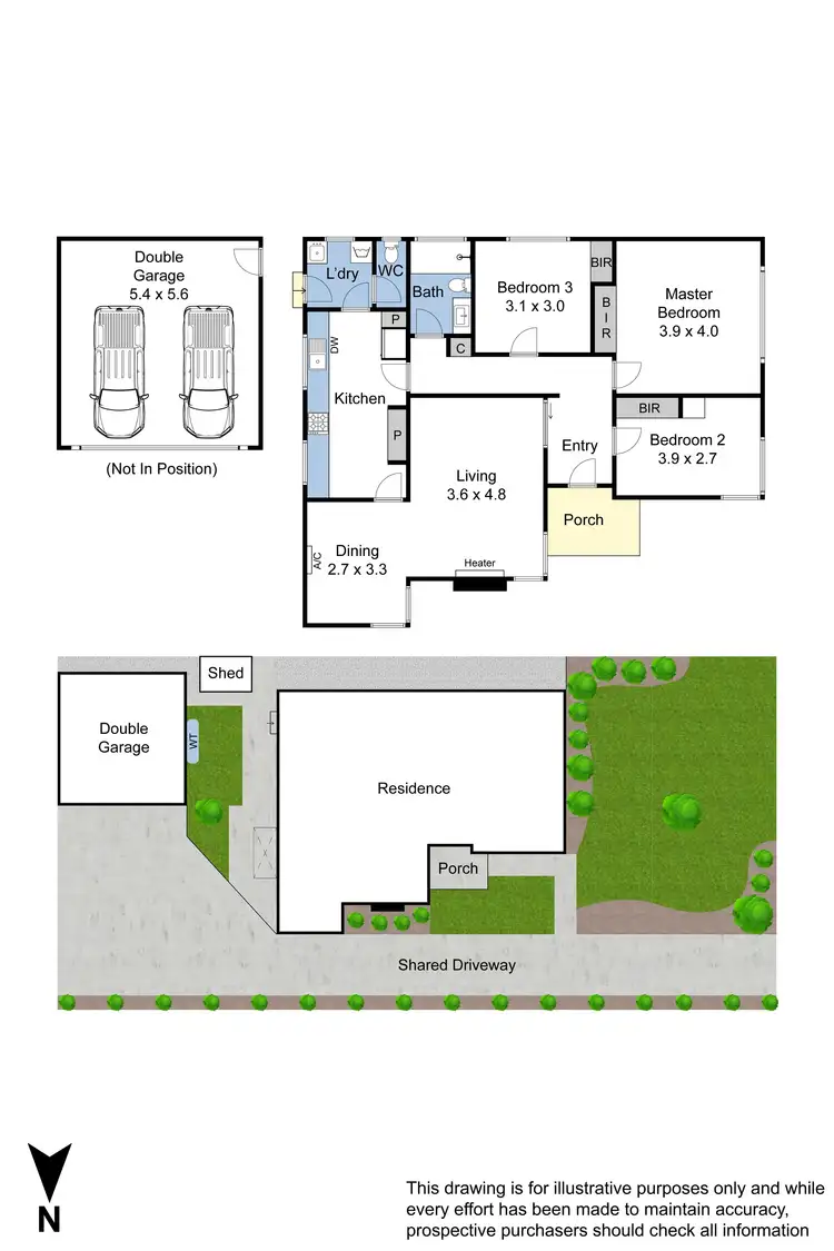 Floorplan of Homely unit listing, 1/114 Harley Street North, Knoxfield VIC 3180