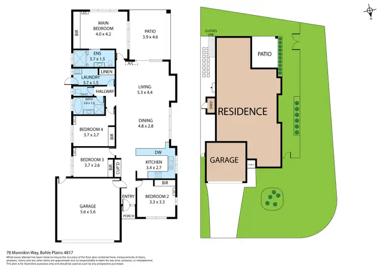 Floorplan of Homely house listing, 78 Mannikin Way, Bohle Plains QLD 4817