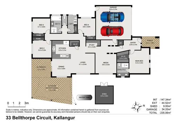 Floorplan of Homely house listing, 33 Bellthorpe Circuit, Kallangur QLD 4503