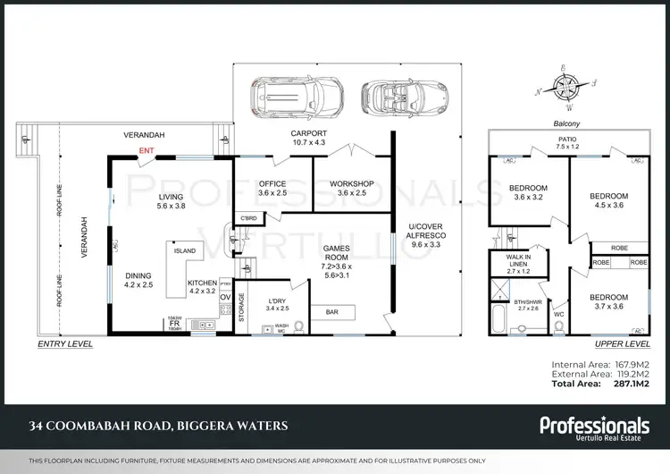 Floorplan of Homely house listing, 34 Coombabah Road, Biggera Waters QLD 4216