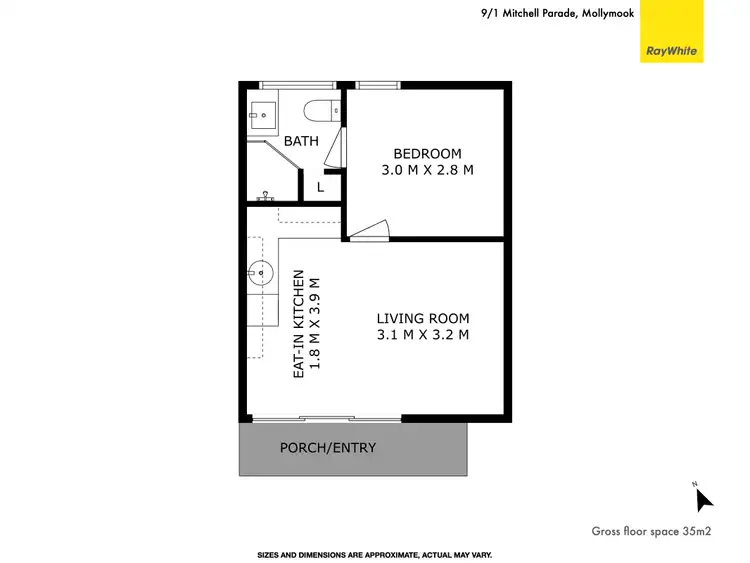 Floorplan of Homely apartment listing, 9/1 Mitchell Parade, Mollymook Beach NSW 2539