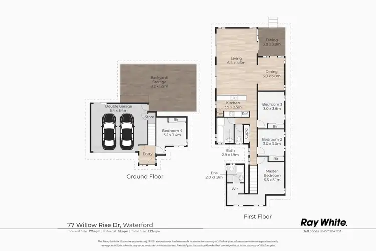 Floorplan of Homely house listing, 77 Willow Rise Drive, Waterford QLD 4133