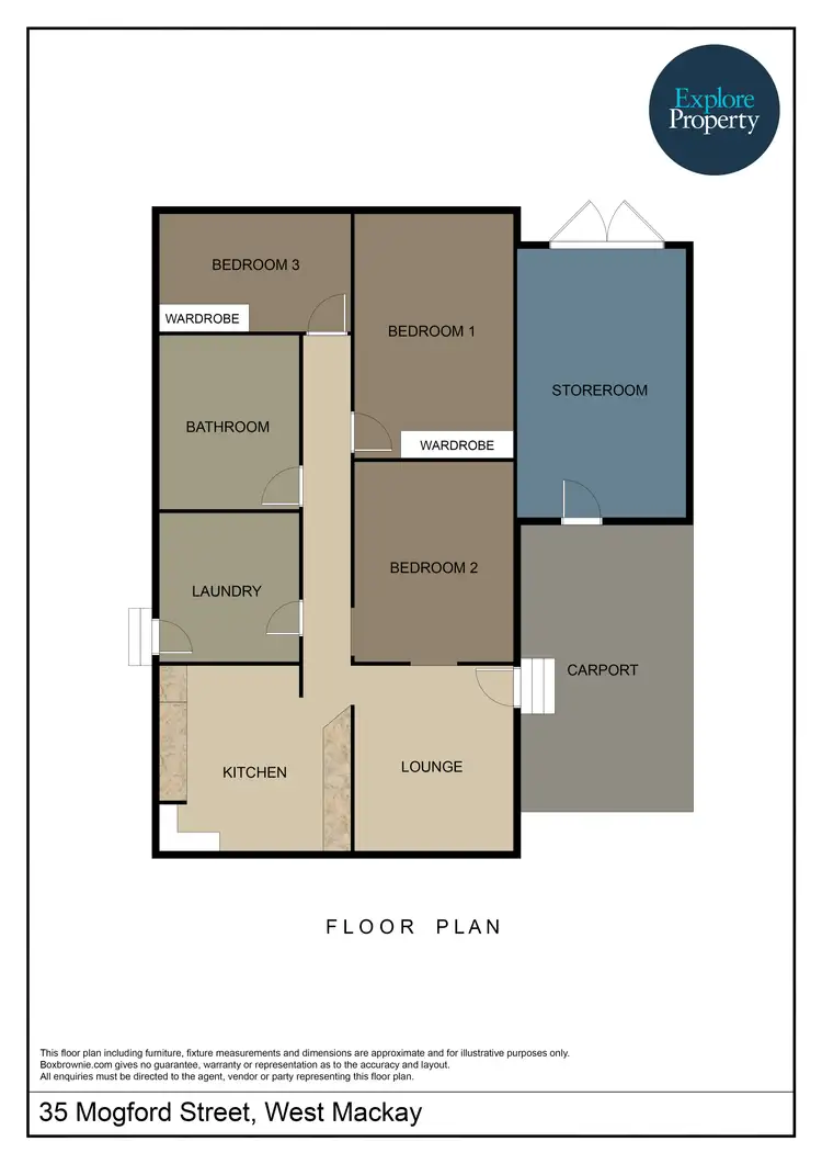 Floorplan of Homely house listing, 35 Mogford Street, West Mackay QLD 4740