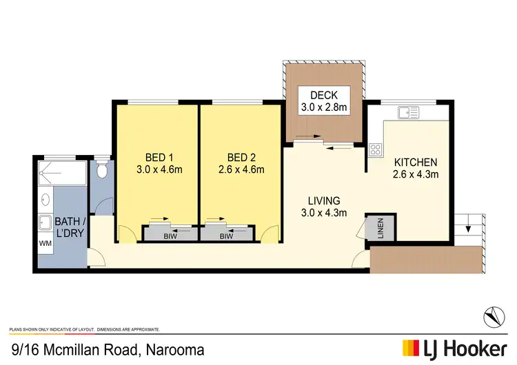 Floorplan of Homely unit listing, 9/16 Mcmillan Road, Narooma NSW 2546