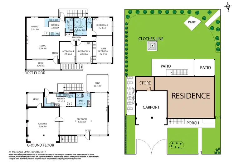 Floorplan of Homely house listing, 24 Marragall Street, Kirwan QLD 4817