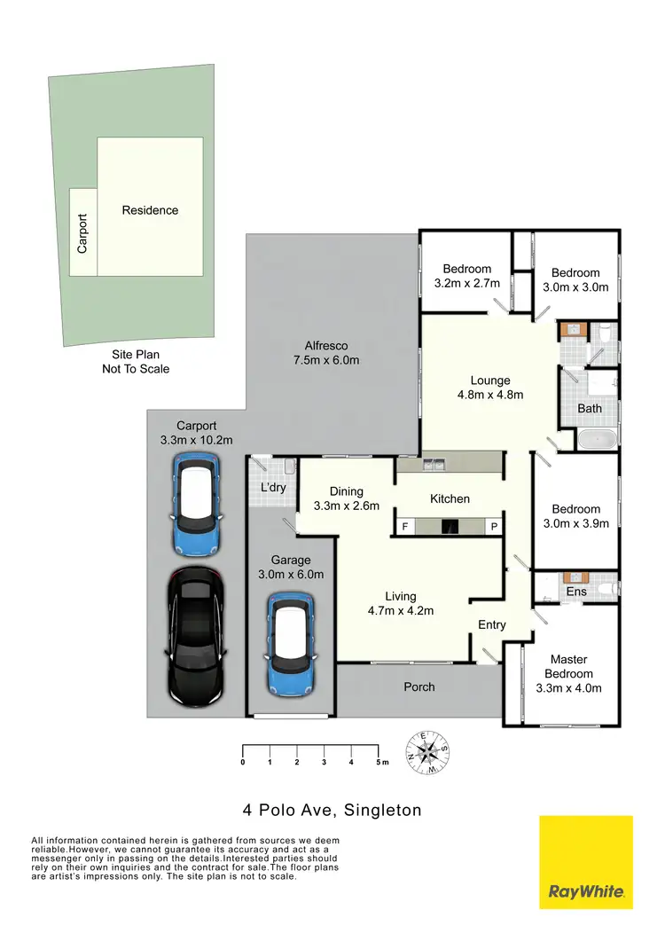Floorplan of Homely house listing, 4 Polo Avenue, Singleton NSW 2330