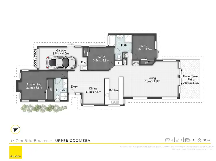 Floorplan of Homely house listing, 37 Con Brio Boulevard, Upper Coomera QLD 4209