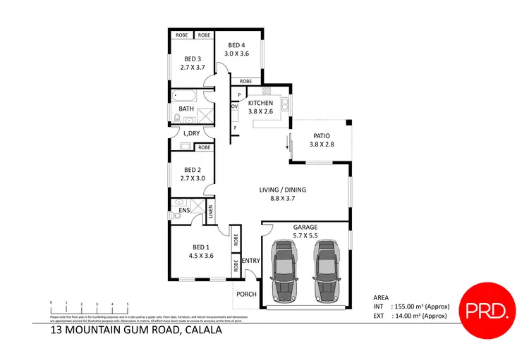Floorplan of Homely house listing, 13 Mountain Gum Road, Tamworth NSW 2340