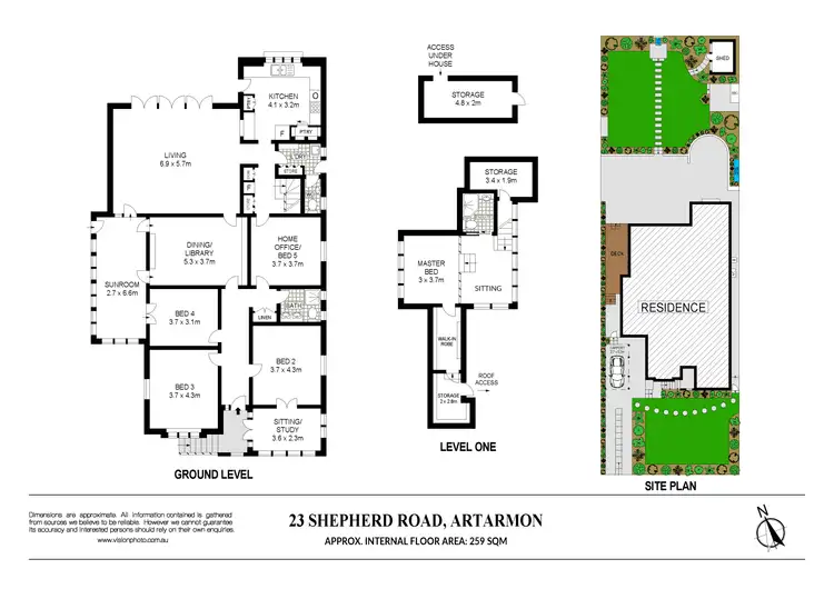 Floorplan of Homely house listing, 23 Shepherd Road, Artarmon NSW 2064