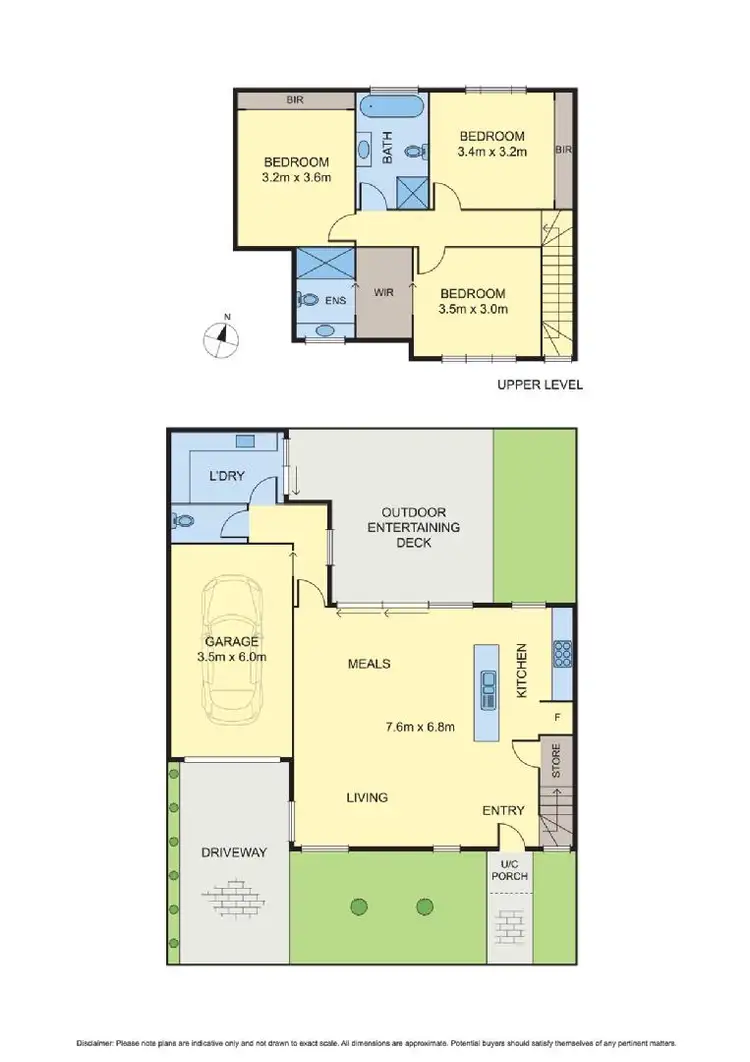 Floorplan of Homely townhouse listing, 1B Myrtle Grove, Altona VIC 3018
