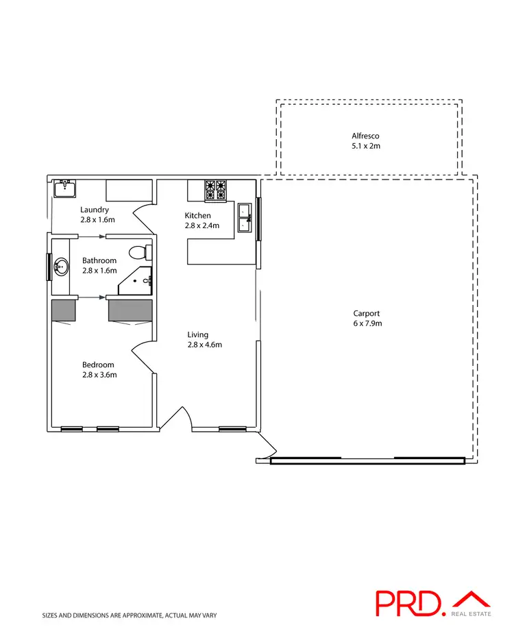 Floorplan of Homely house listing, Unit 25, 271-285 Tenth Street, Mildura VIC 3500