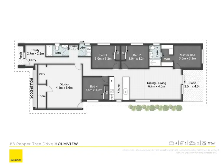 Floorplan of Homely house listing, 88 Pepper Tree Drive, Holmview QLD 4207