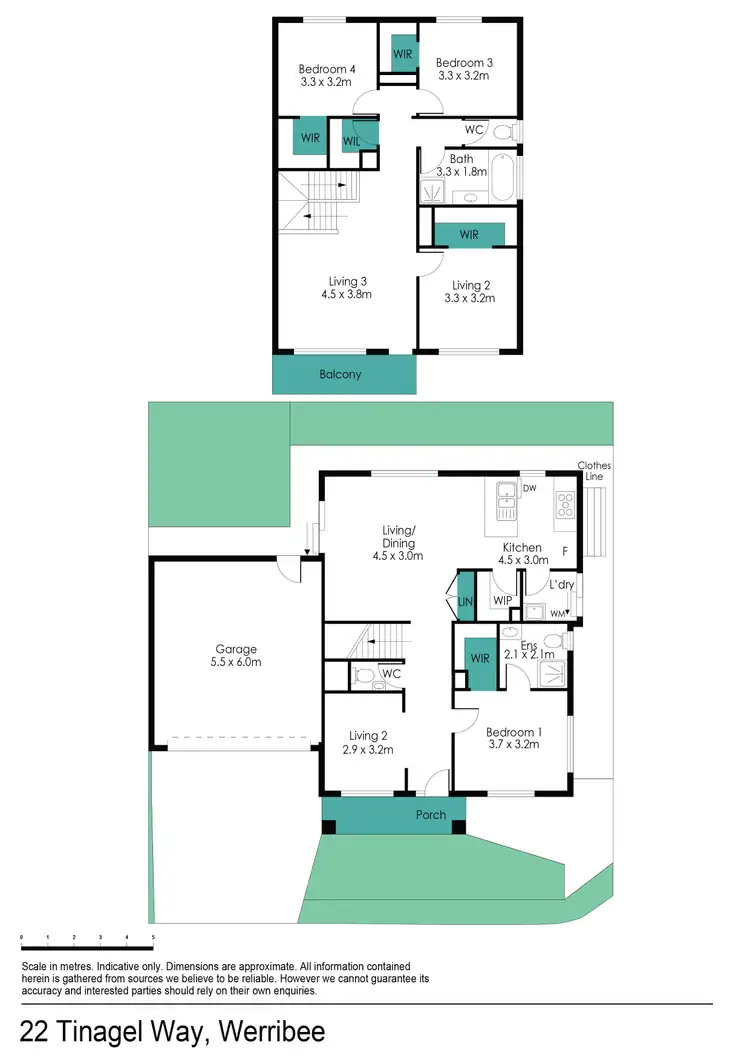 Floorplan of Homely house listing, 22 Tintagel Way, Werribee VIC 3030
