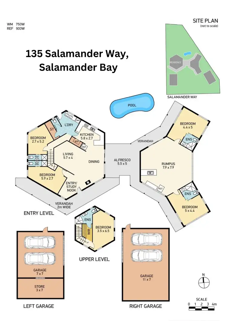Floorplan of Homely house listing, 135 Salamander Way, Salamander Bay NSW 2317