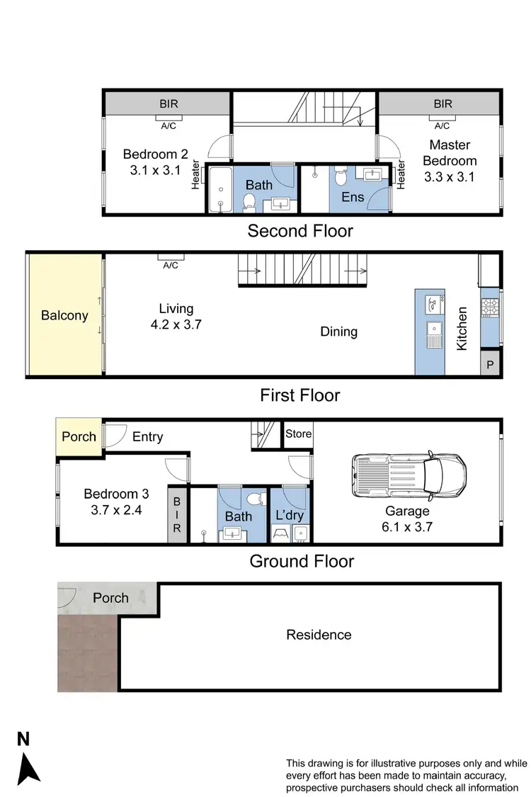 Floorplan of Homely townhouse listing, 26 Oak Terrace, Wheelers Hill VIC 3150