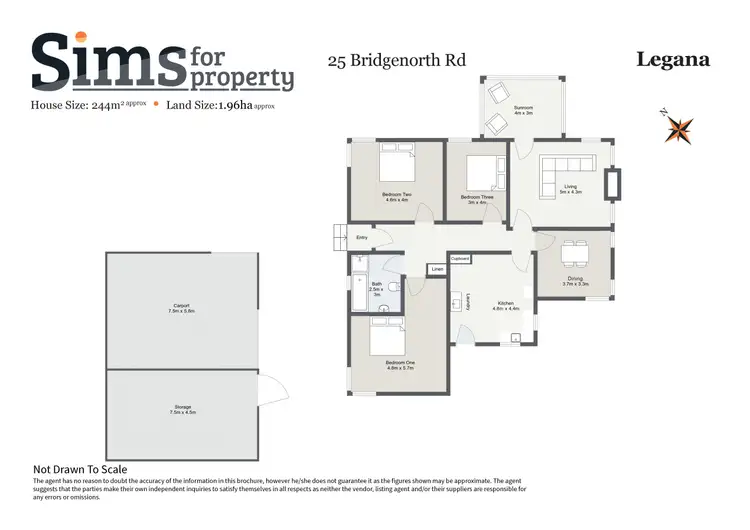 Floorplan of Homely house listing, 25 Bridgenorth Road, Legana TAS 7277
