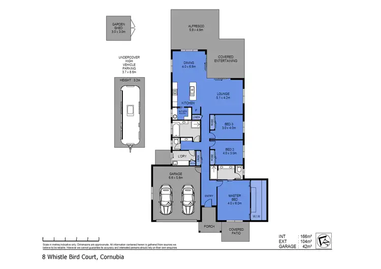 Floorplan of Homely house listing, 8 Whistlebird Court, Cornubia QLD 4130