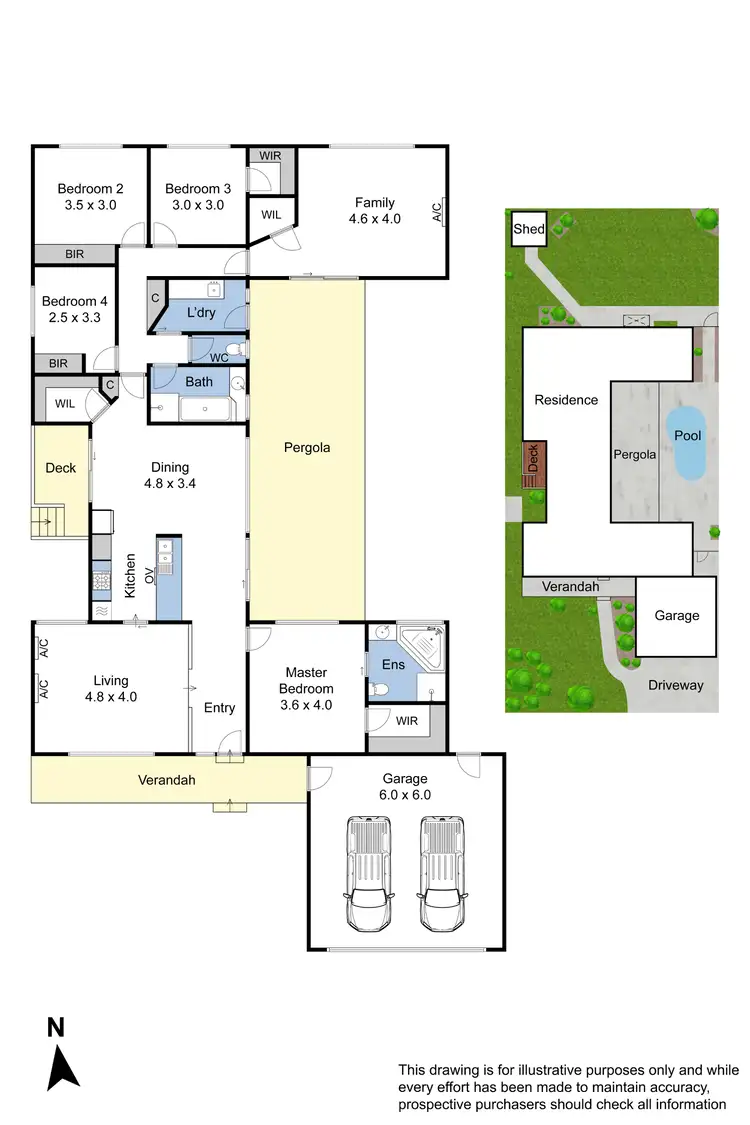 Floorplan of Homely house listing, 8 Pamela Court, Narre Warren VIC 3805