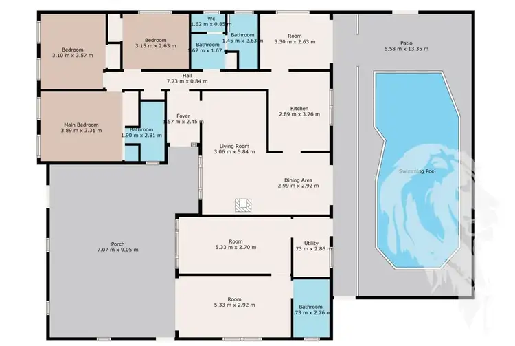 Floorplan of Homely house listing, 15 Thurlagoona Avenue, Narrabri NSW 2390