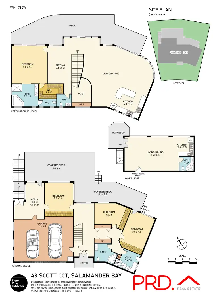 Floorplan of Homely house listing, 43 Scott Circuit, Salamander Bay NSW 2317