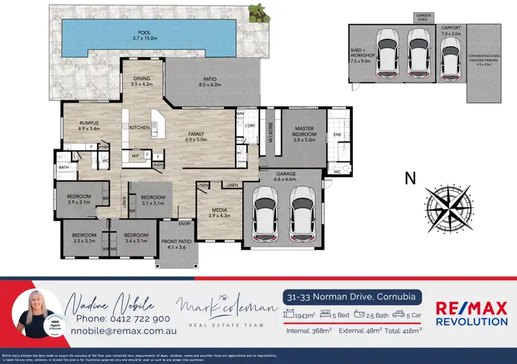 Floorplan of Homely house listing, 31-33 Norman Drive, Cornubia QLD 4130