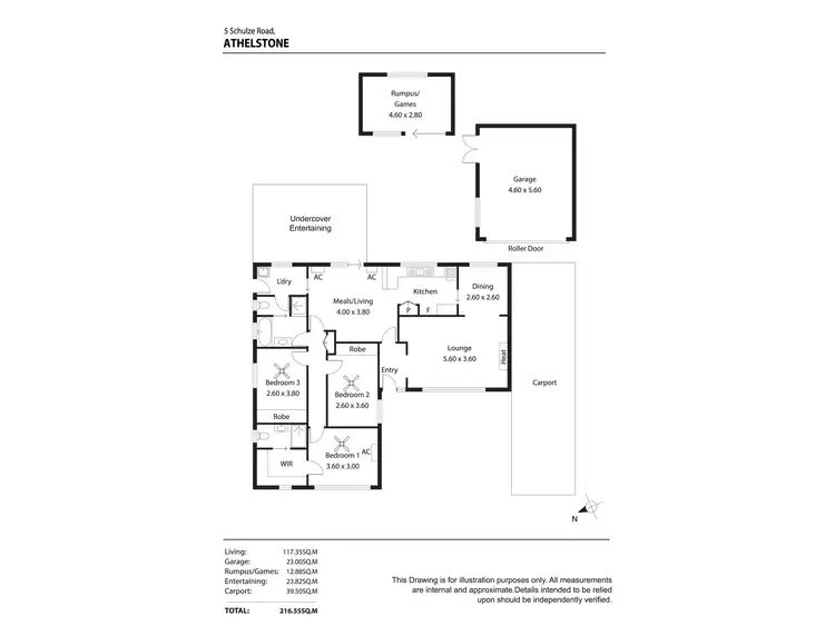 Floorplan of Homely house listing, 5 Schulze Road, Athelstone SA 5076