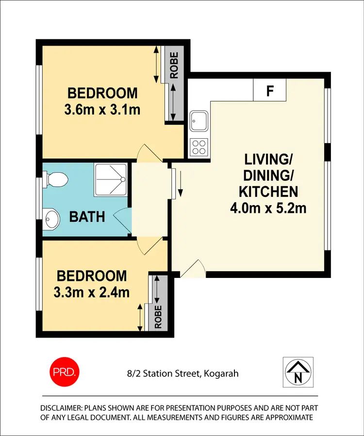 Floorplan of Homely unit listing, Unit 8/2 Station Street, Kogarah NSW 2217