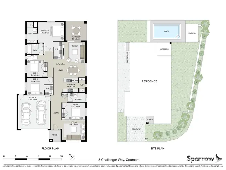 Floorplan of Homely house listing, 8 Challenger Way, Coomera QLD 4209