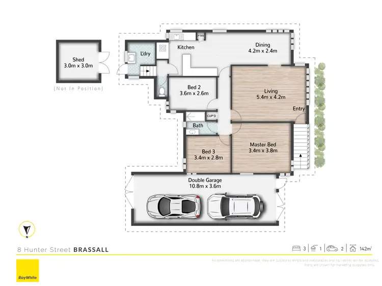 Floorplan of Homely house listing, 8 Hunter Street, Brassall QLD 4305